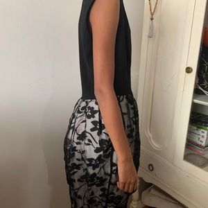 Black and white dress